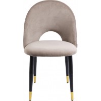 Chair Iris Velvet Taupe